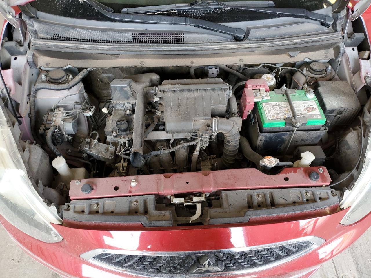 2017 Mitsubishi Mirage VIN ML32A4HJ0HH013938 Copart auction photo, hail / minor dent/scratches damage thumbnail 11