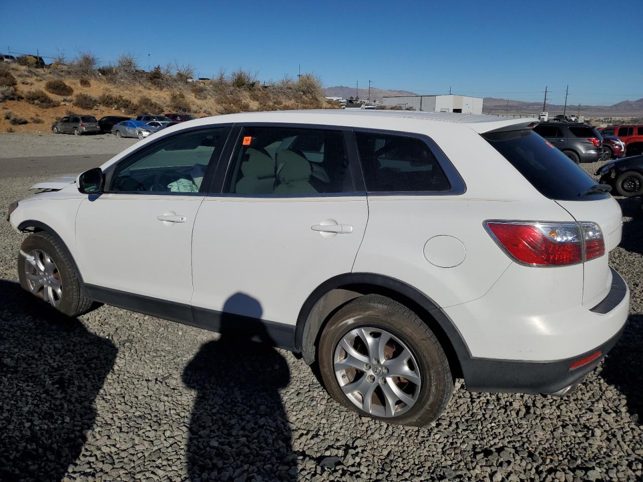 2012 Mazda CX-9 VIN JM3TB3BVXC0351513 Copart auction photo, all over damage thumbnail 2