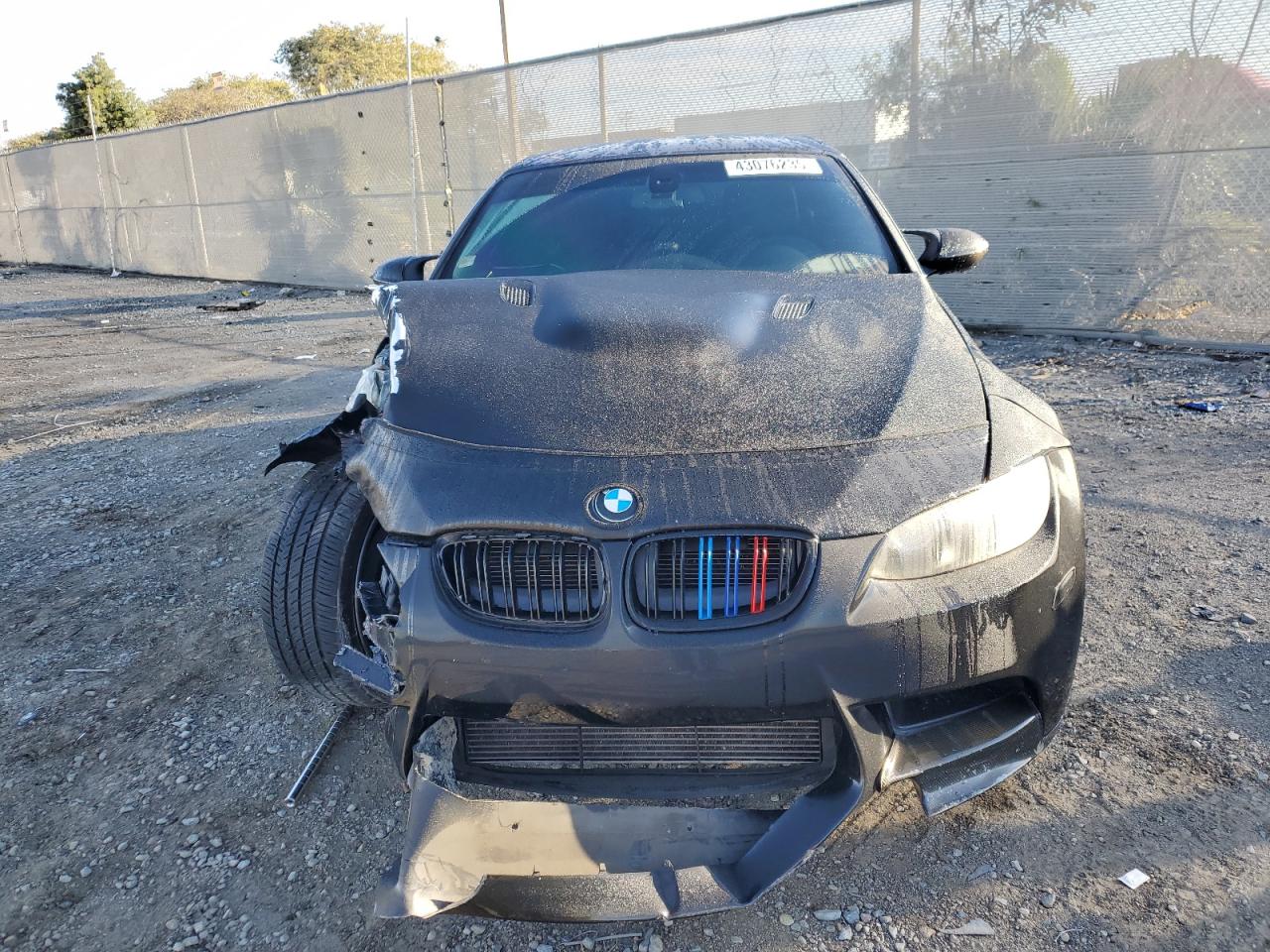 2011 BMW M3 VIN WBSDX9C53BE583963 Copart auction photo, front end damage thumbnail 5