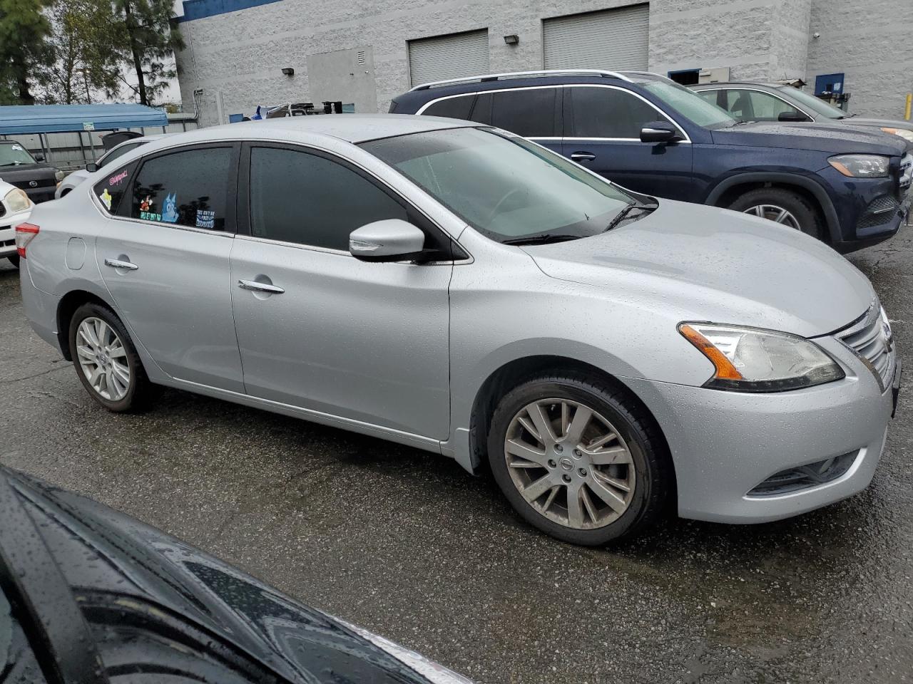 2014 Nissan Sentra VIN 3N1AB7AP7EY309869 Copart auction photo, rear end damage thumbnail 4