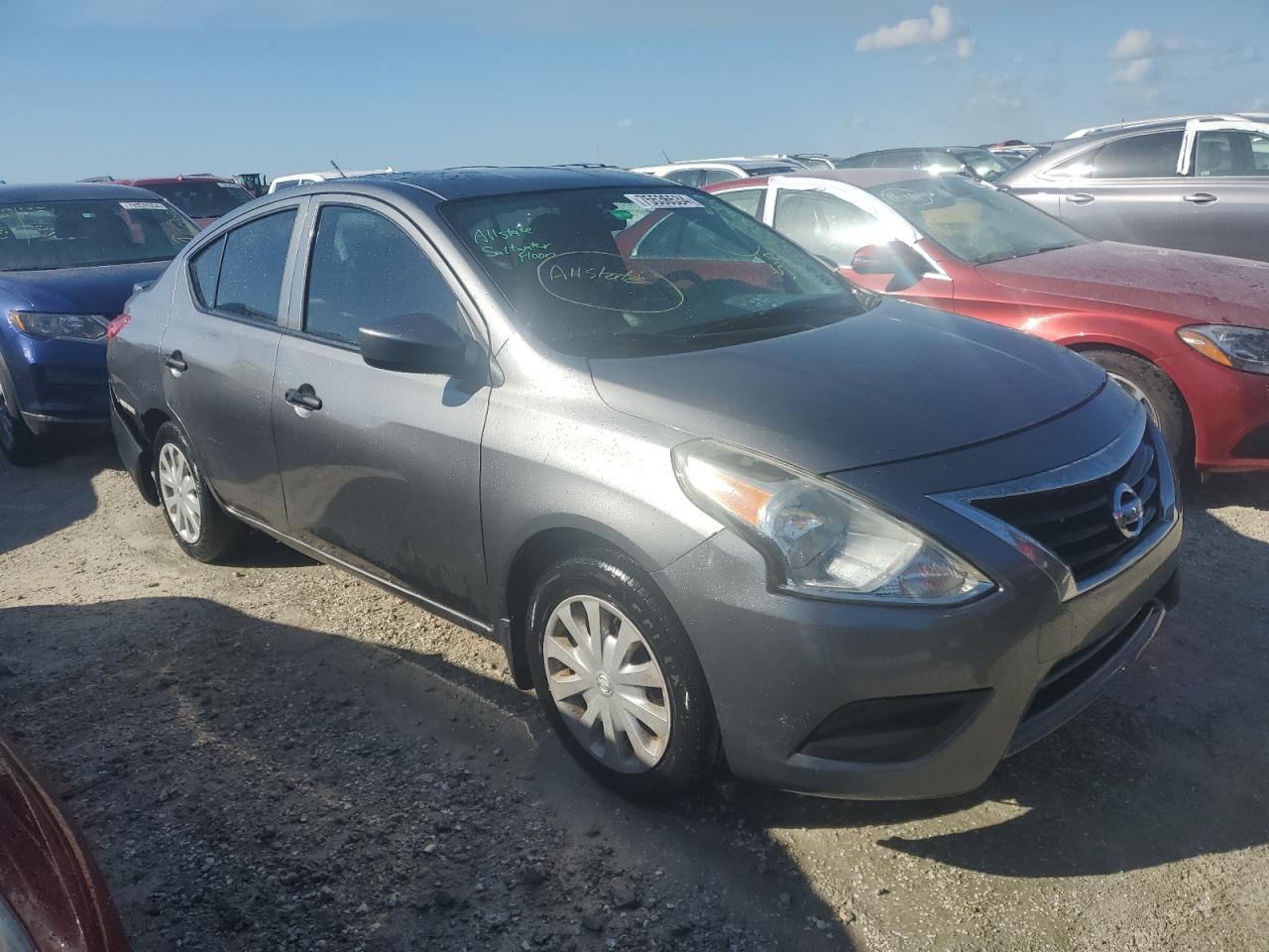 2018 Nissan Versa VIN 3N1CN7APXJL826929 Copart auction photo, water/flood damage thumbnail 4