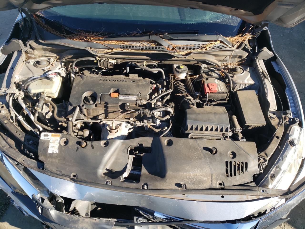 2016 Honda Civic VIN 19XFC2F59GE058481 Copart auction photo, front end / side damage thumbnail 12