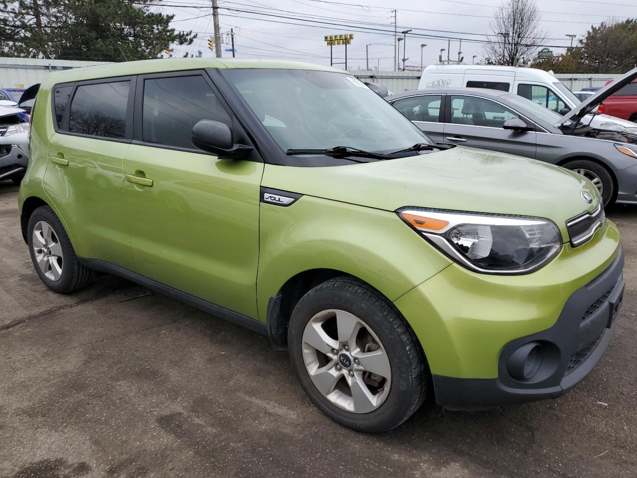 2017 KIA Soul VIN KNDJN2A2XH7883092 Copart auction photo, burn - engine damage thumbnail 4
