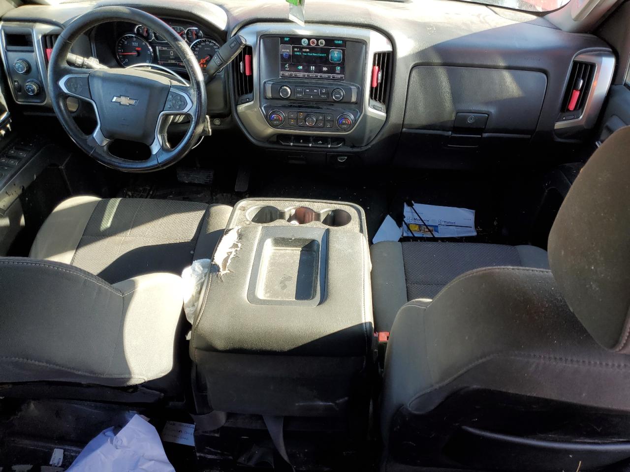 2014 Chevrolet Silverado VIN 1GCVKREC1EZ385658 Copart auction photo, side / undercarriage damage thumbnail 8