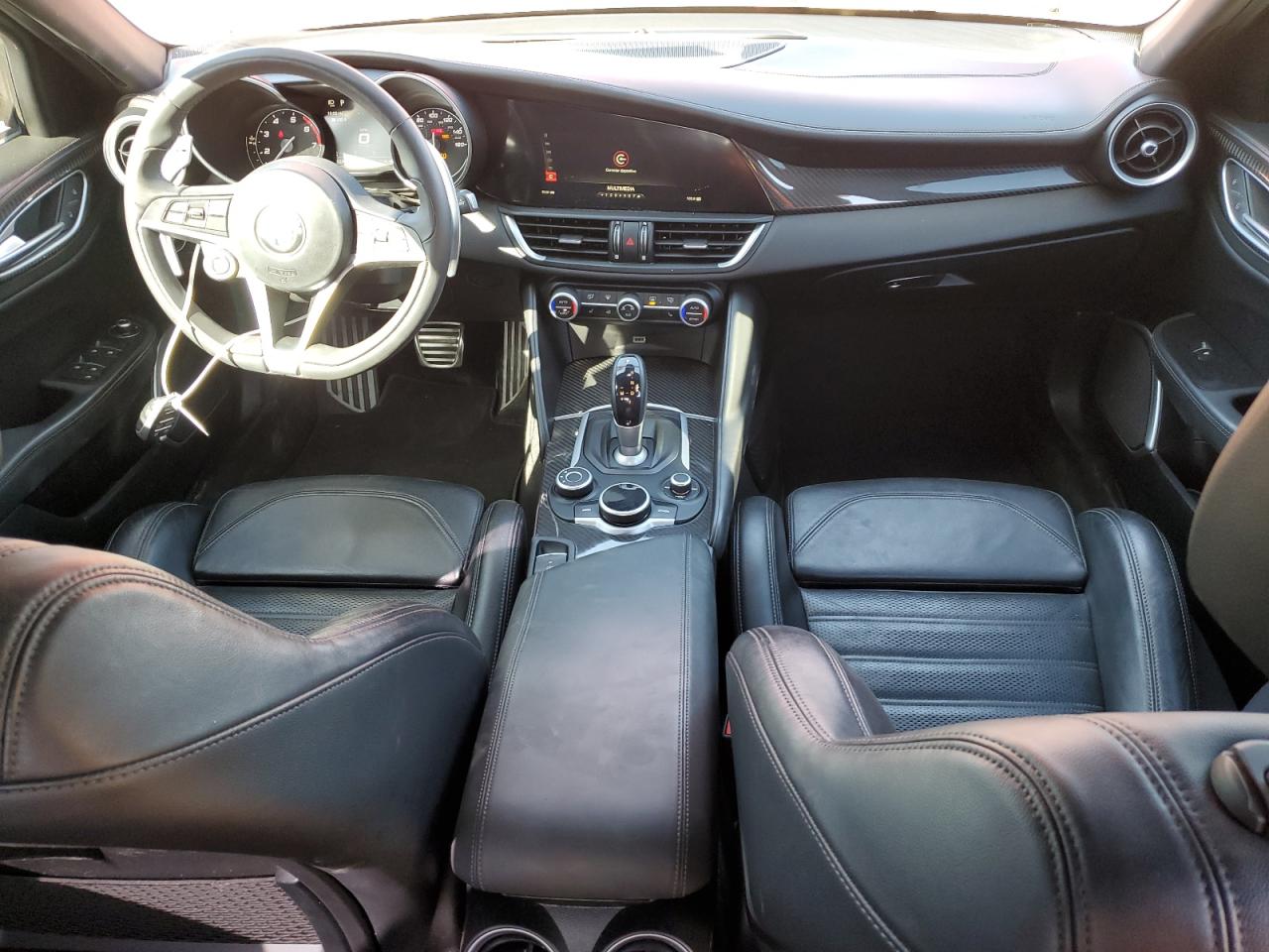2019 Alfa Romeo Giulia VIN ZARFAMBN9K7612074 Copart auction photo, front end / rear end damage thumbnail 8