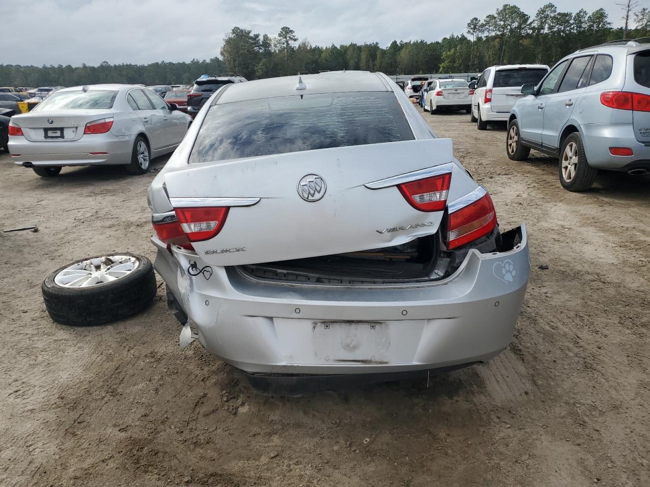 2014 Buick Verano VIN 1G4PR5SKXE4122425 Copart auction photo, all over damage thumbnail 6