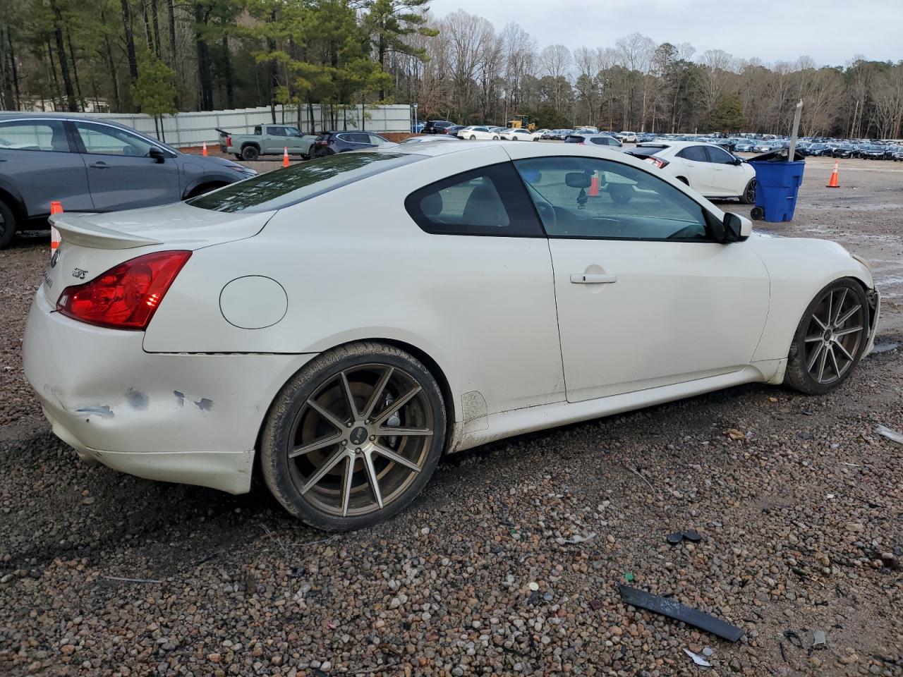 2008 Infiniti G VIN JNKCV64E18M119038 Copart auction photo, front end / rear end damage thumbnail 3