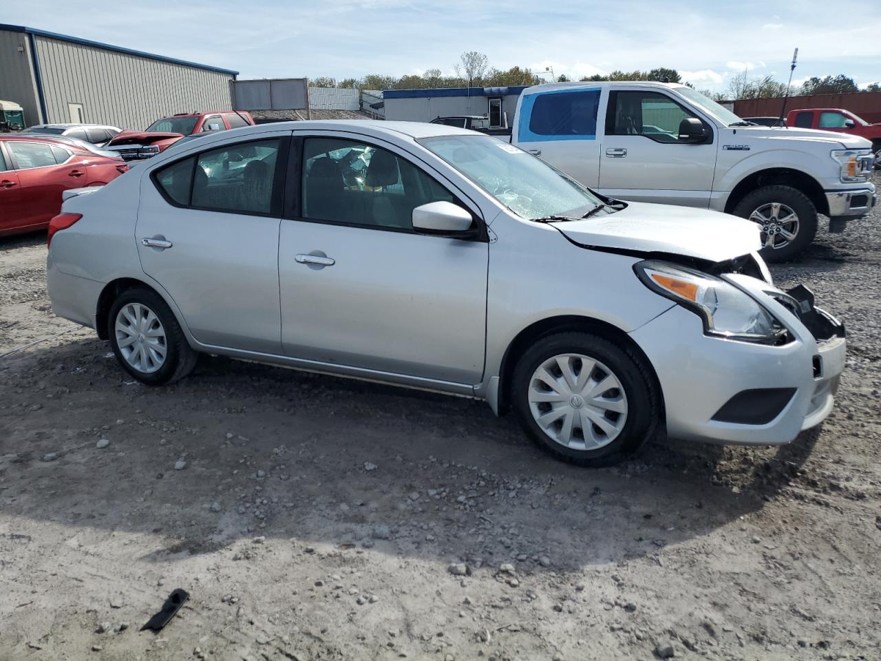 2015 Nissan Versa VIN 3N1CN7AP9FL933834 Copart auction photo, front end damage thumbnail 4