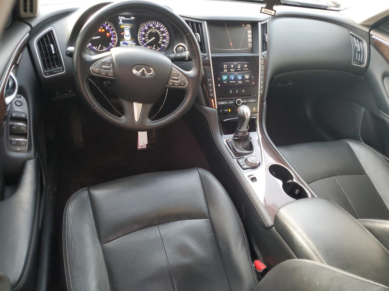 2016 Infiniti Q50 VIN JN1EV7AR9GM340086 Copart auction photo, rear end / side damage thumbnail 8