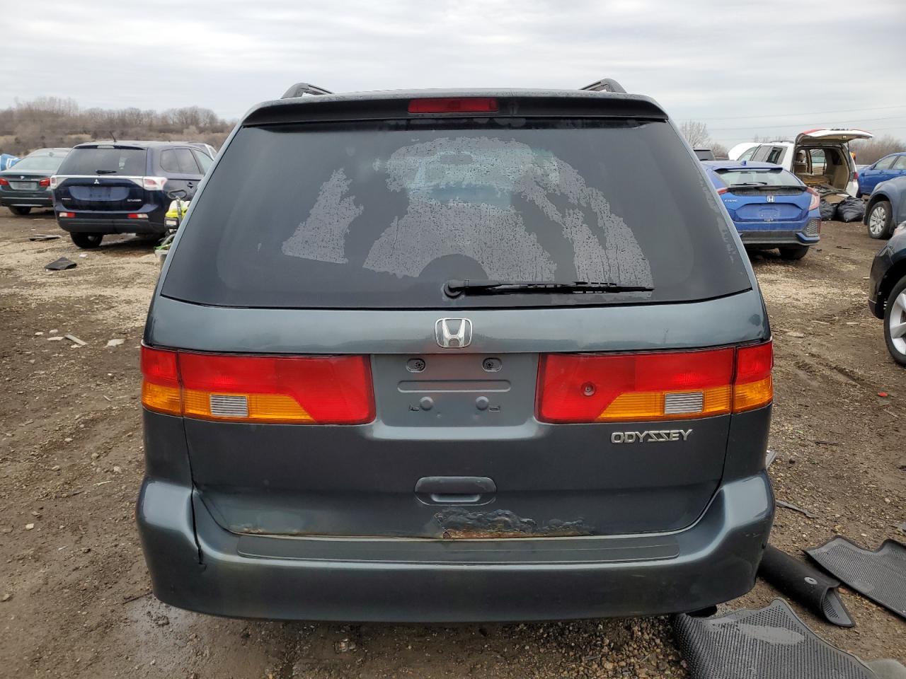 2003 Honda Odyssey VIN 5FNRL18613B090522 Copart auction photo, side / rear end damage thumbnail 6