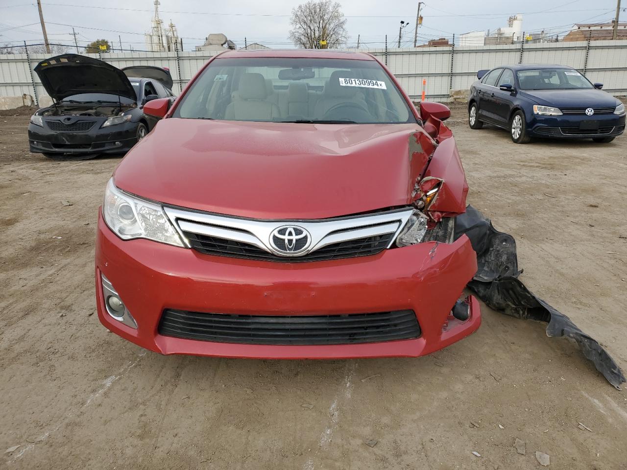 2012 Toyota Camry VIN 4T4BF1FK5CR241914 Copart auction photo, front end damage thumbnail 5