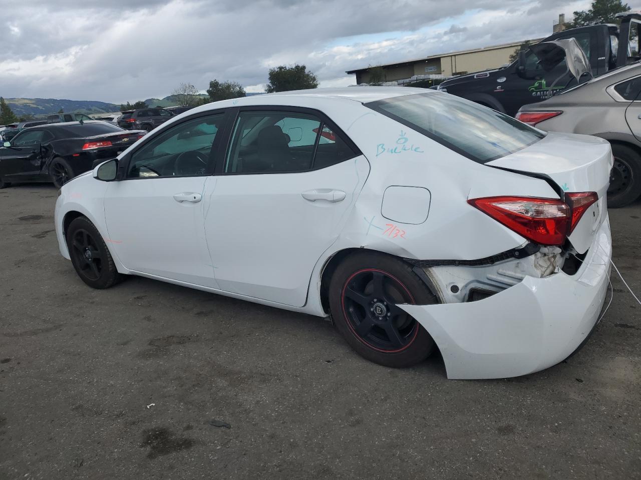 2017 Toyota Corolla VIN 5YFBURHE9HP686767 Copart auction photo, undercarriage / all over damage thumbnail 2