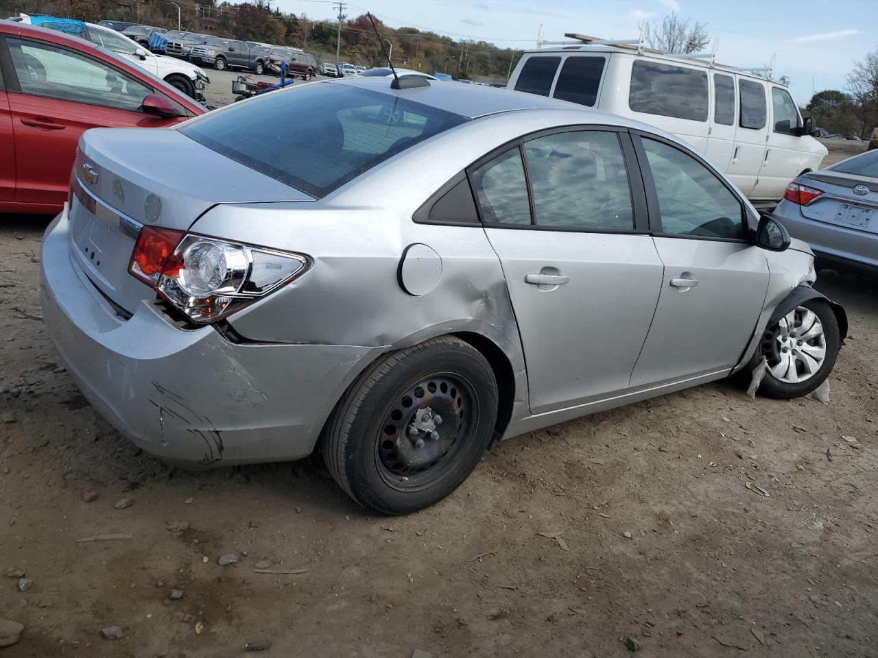 2016 Chevrolet Cruze VIN 1G1PC5SH7G7101603 Copart auction photo, all over / undercarriage damage thumbnail 3