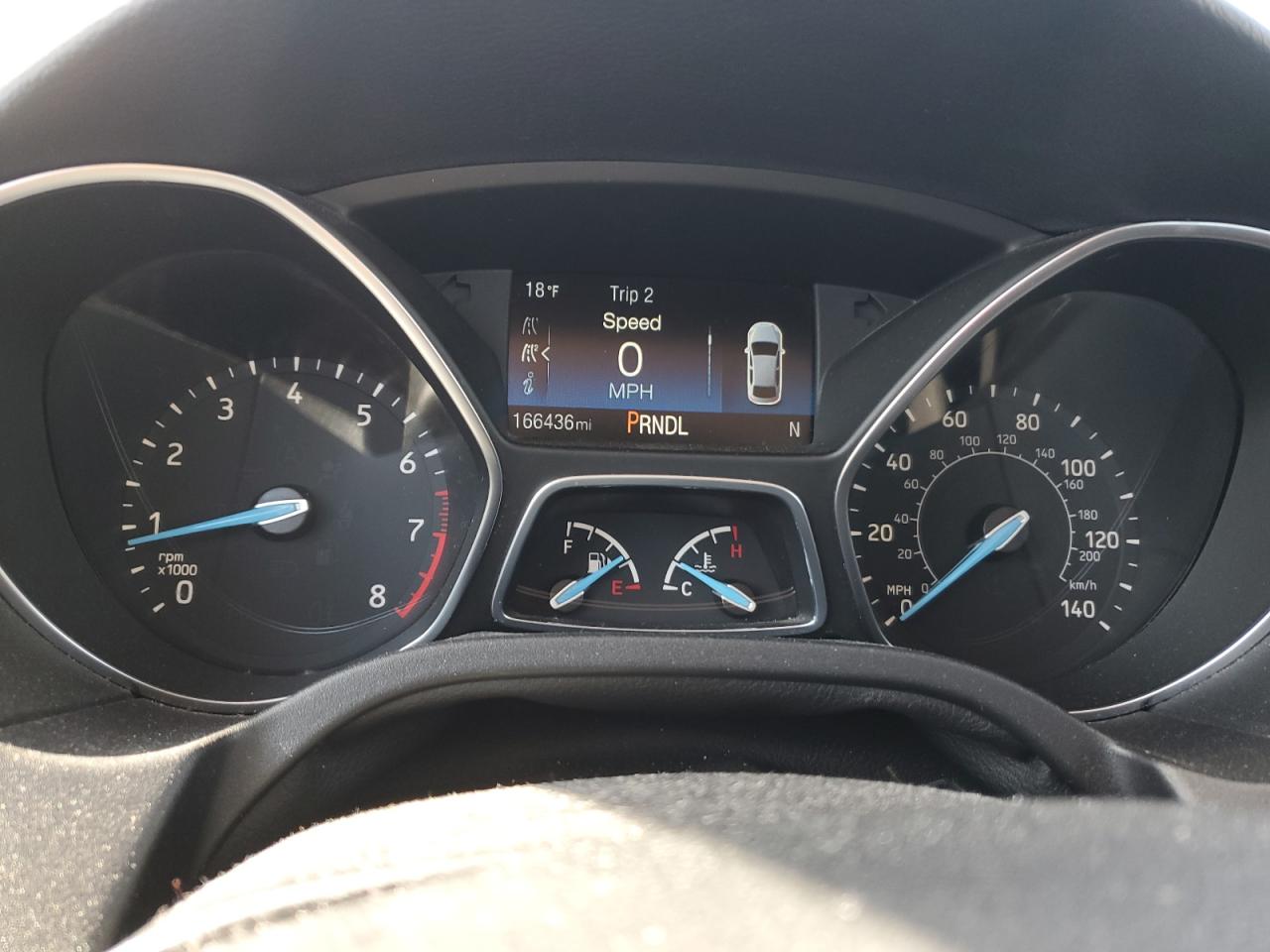 2018 Ford Focus VIN 1FADP3F26JL324244 Copart auction photo, front end damage thumbnail 9