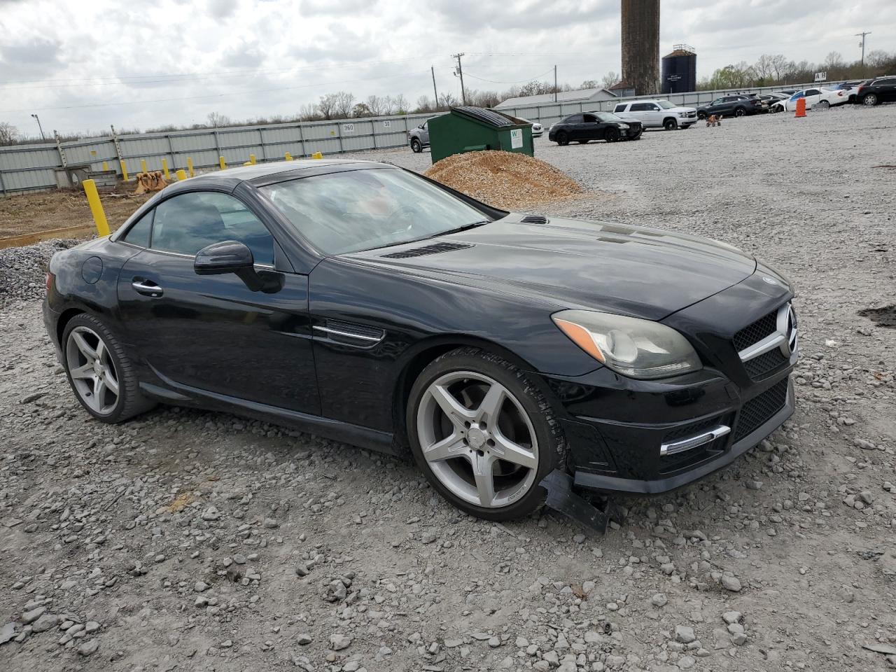 2013 Mercedes-Benz SLK-klasse VIN WDDPK4HA7DF073209 Copart auction photo, rear end / side damage thumbnail 4