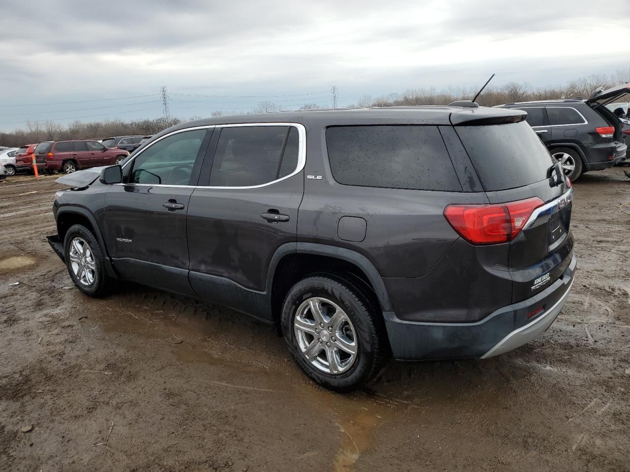 2017 GMC Acadia VIN 1GKKNKLA0HZ210930 Copart auction photo, front end / side damage thumbnail 2