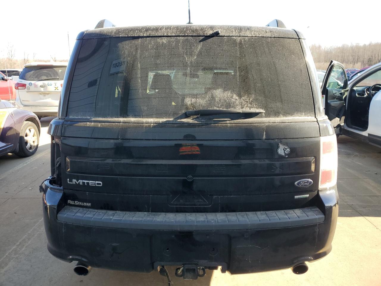 2019 Ford Flex VIN 2FMHK6DT9KBA27991 Copart auction photo, side / rear end damage thumbnail 6