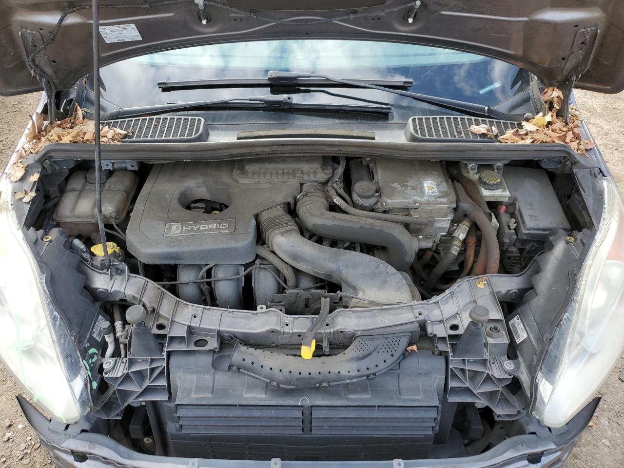 2014 Ford C-MAX VIN 1FADP5AU0EL521405 Copart auction photo, all over damage thumbnail 11