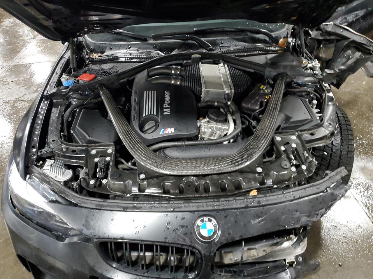 2020 BMW M4 VIN WBS4Y9C03LFJ62967 Copart auction photo, front end / side damage thumbnail 12