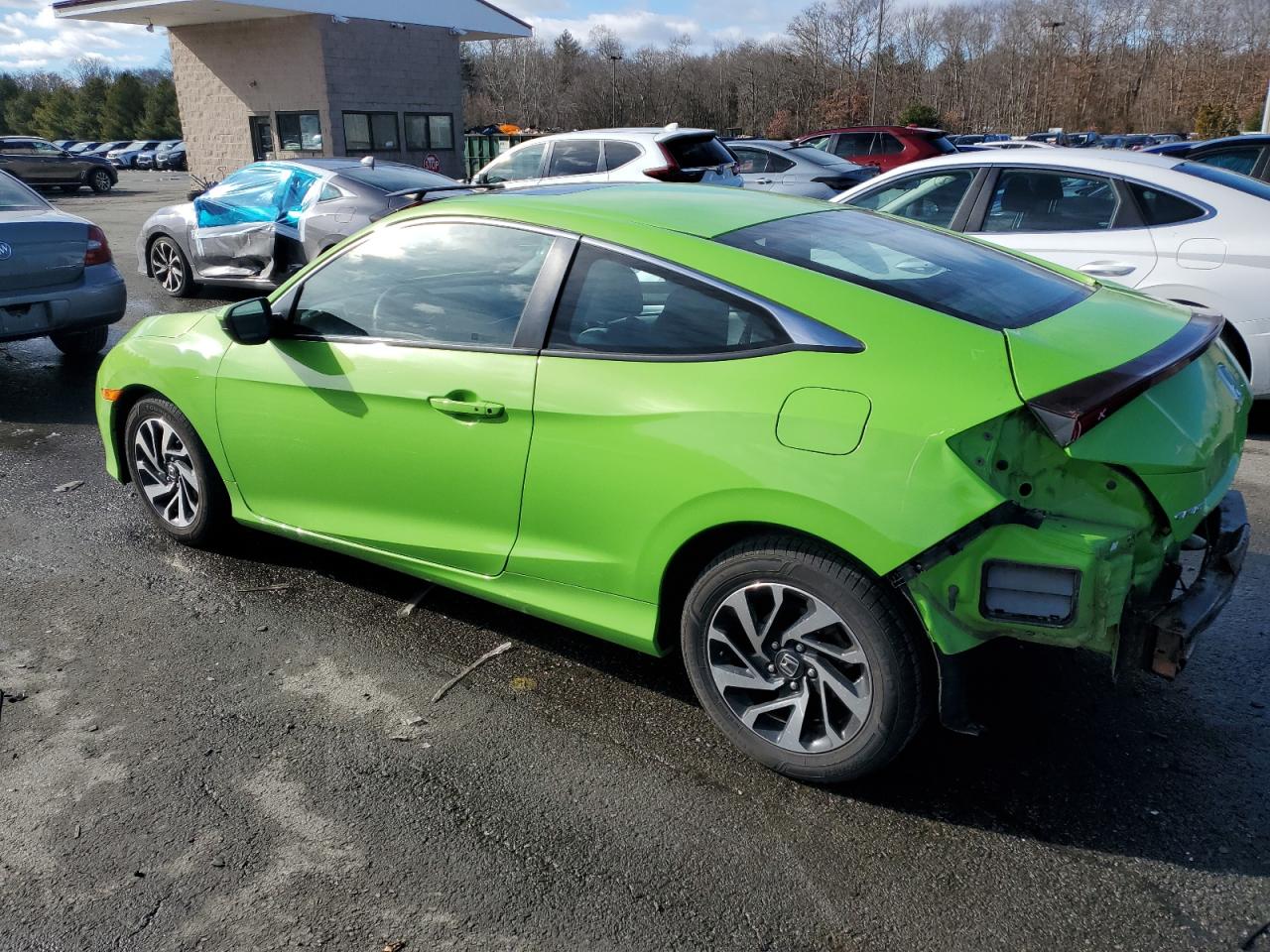 2017 Honda Civic VIN 2HGFC4B09HH310243 Copart auction photo, rear end / minor dent/scratches damage thumbnail 2