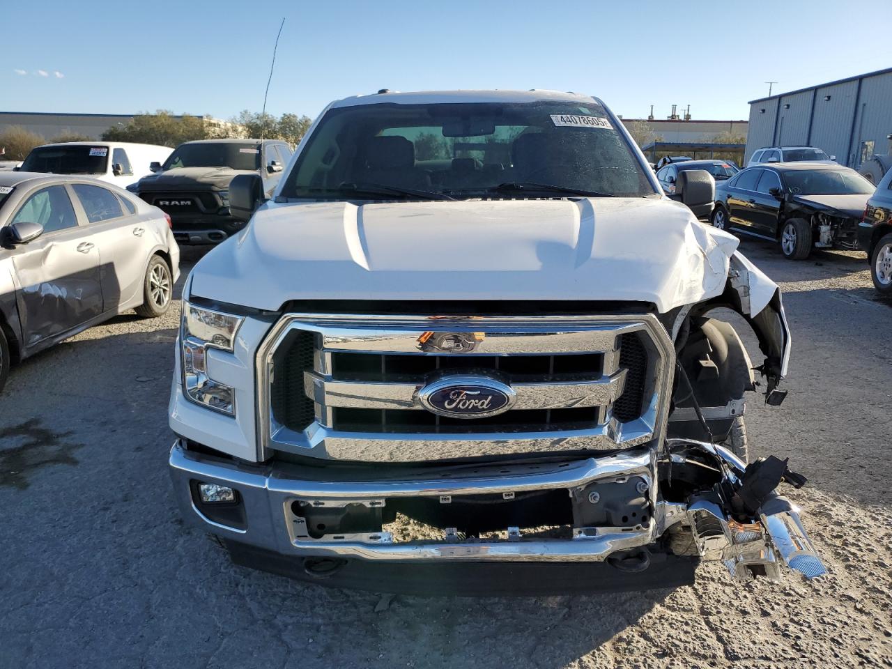 2017 Ford F-150 VIN 1FTEW1E82HKE52072 Copart auction photo, front end damage thumbnail 5