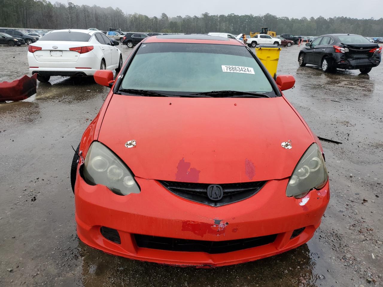 2004 Acura RSX VIN JH4DC54864S010269 Copart auction photo, rear end / front end damage thumbnail 5