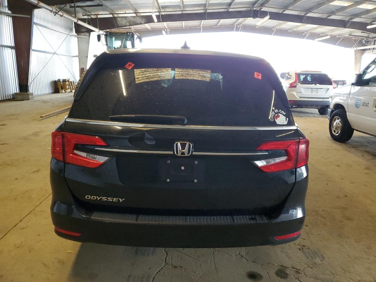 2021 Honda Odyssey VIN 5FNRL6H57MB010310 Copart auction photo, vandalism / all over damage thumbnail 6