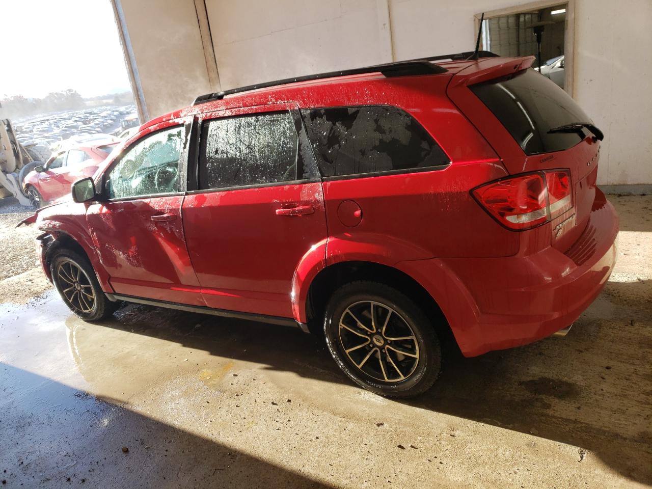 2018 Dodge Journey VIN 3C4PDDAG9JT515184 Copart auction photo, side / front end damage thumbnail 2