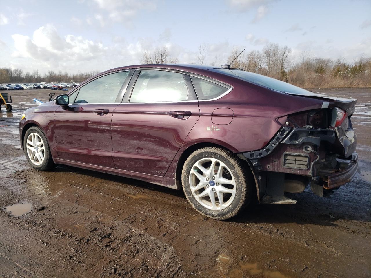 2013 Ford Fusion VIN 3FA6P0H72DR339944 Copart auction photo, rear end damage thumbnail 2