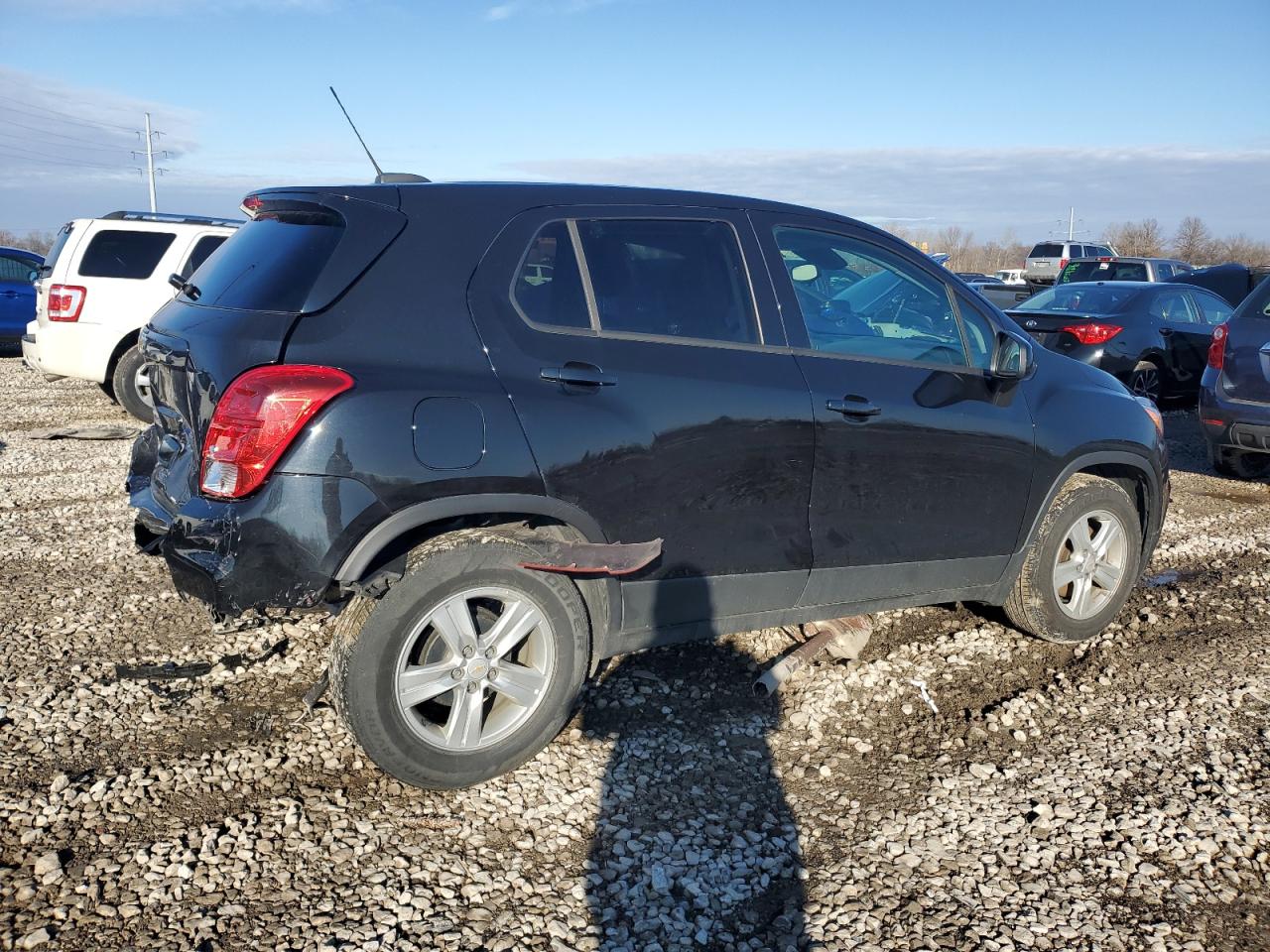 2021 Chevrolet Trax VIN KL7CJKSB5MB323889 Copart auction photo, rear end / front end damage thumbnail 3