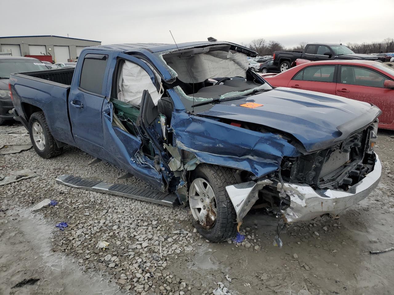 2016 Chevrolet Silverado VIN 1GCVKREC8GZ249465 Copart auction photo, rollover damage thumbnail 4