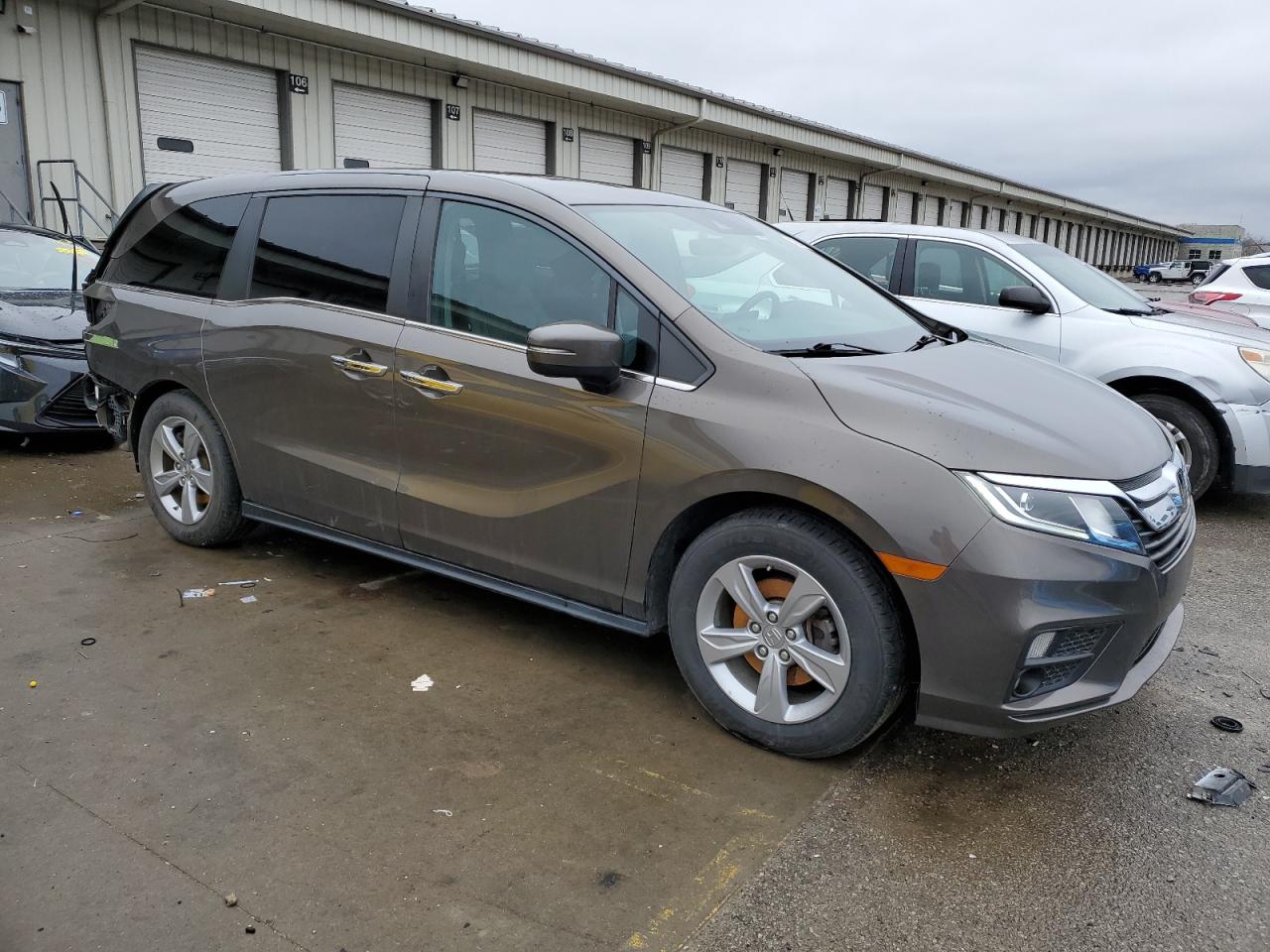 2019 Honda Odyssey VIN 5FNRL6H70KB066653 Copart auction photo, rear end damage thumbnail 4