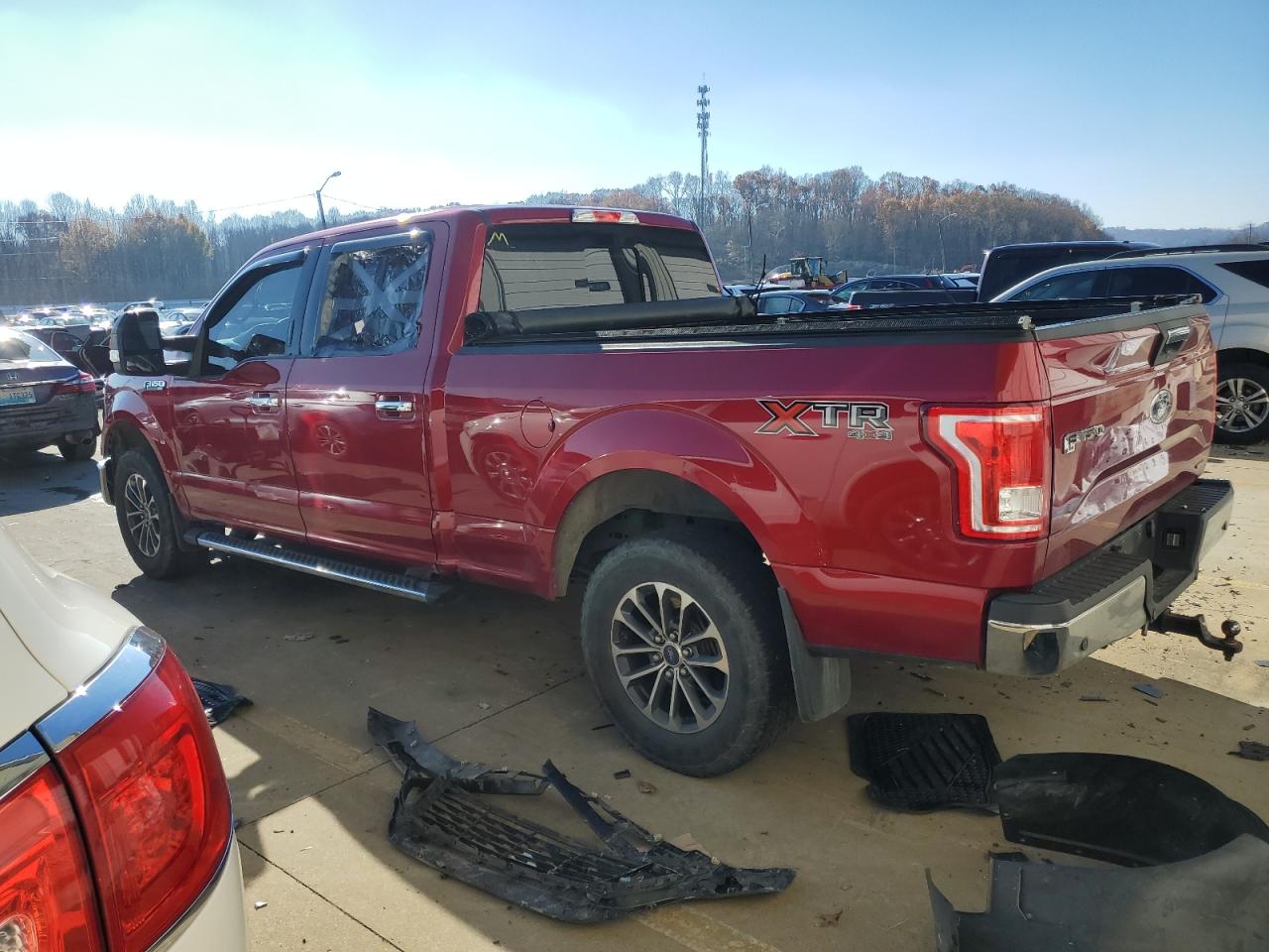 2016 Ford F-150 VIN 1FTFW1EF7GFC22098 Copart auction photo, vandalism damage thumbnail 2