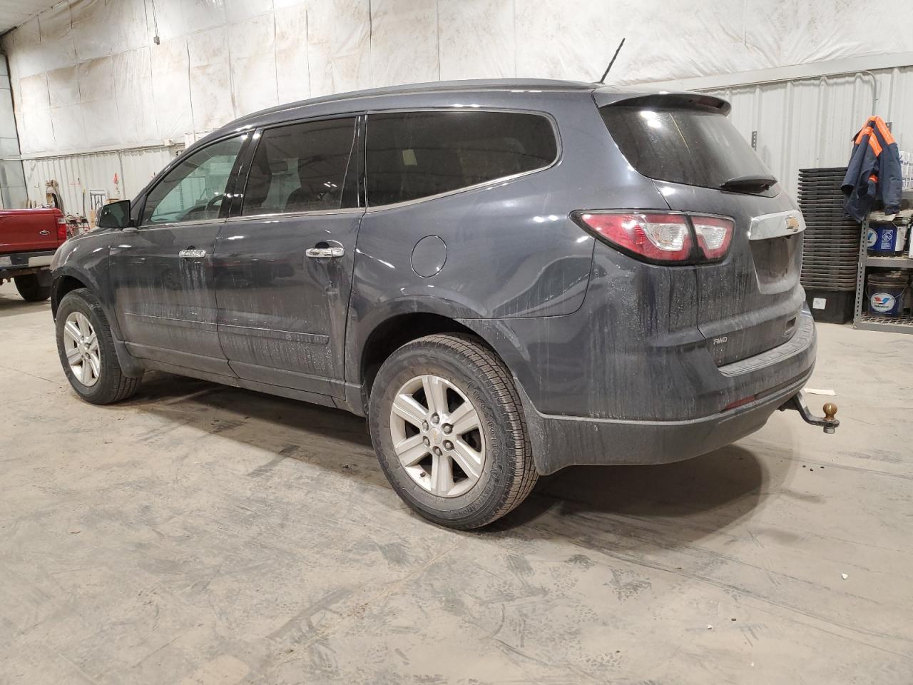 2014 Chevrolet Traverse VIN 1GNKVGKD3EJ297471 Copart auction photo, front end / minor dent/scratches damage thumbnail 2