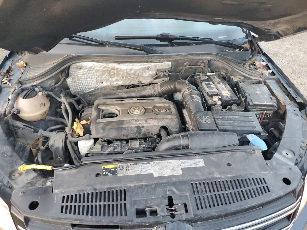 2016 Volkswagen Tiguan VIN WVGAV7AX7GW518569 Copart auction photo, all over damage thumbnail 13