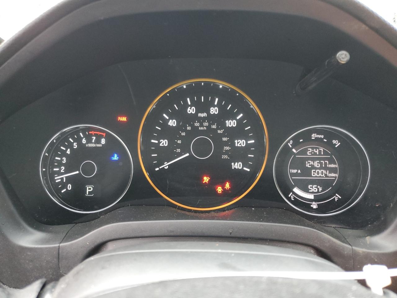 2017 Honda HR-V VIN 3CZRU6H50HM711957 Copart auction photo, side damage thumbnail 9