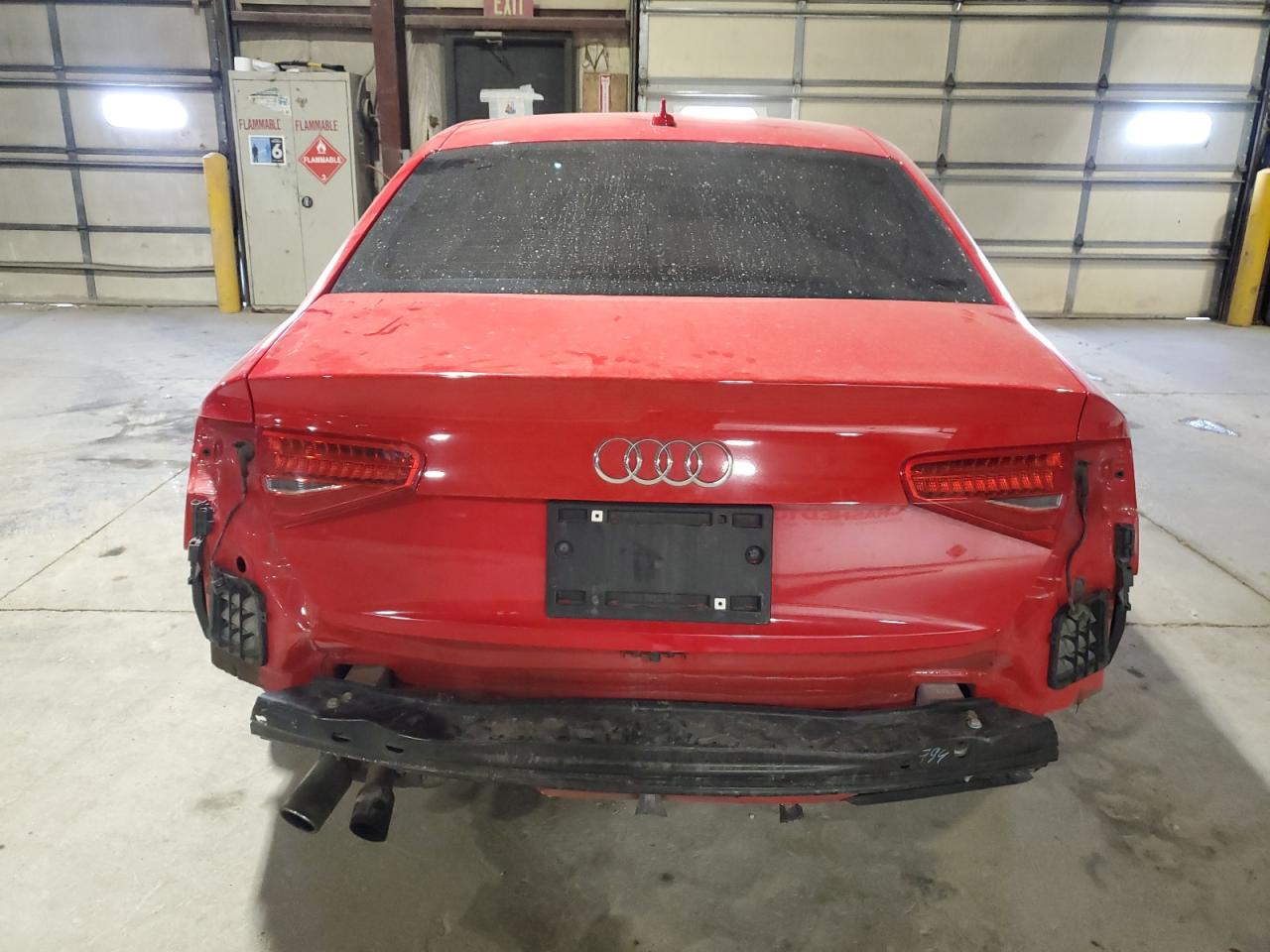 2015 Audi A4 VIN WAUFFAFL9FN016433 Copart auction photo, rear end / minor dent/scratches damage thumbnail 6