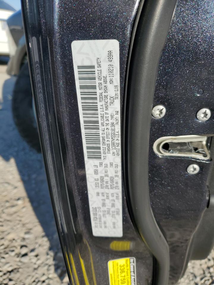 2016 RAM 1500 VIN 1C6RR7NM2GS181304 Copart auction photo, front end / undercarriage damage thumbnail 12