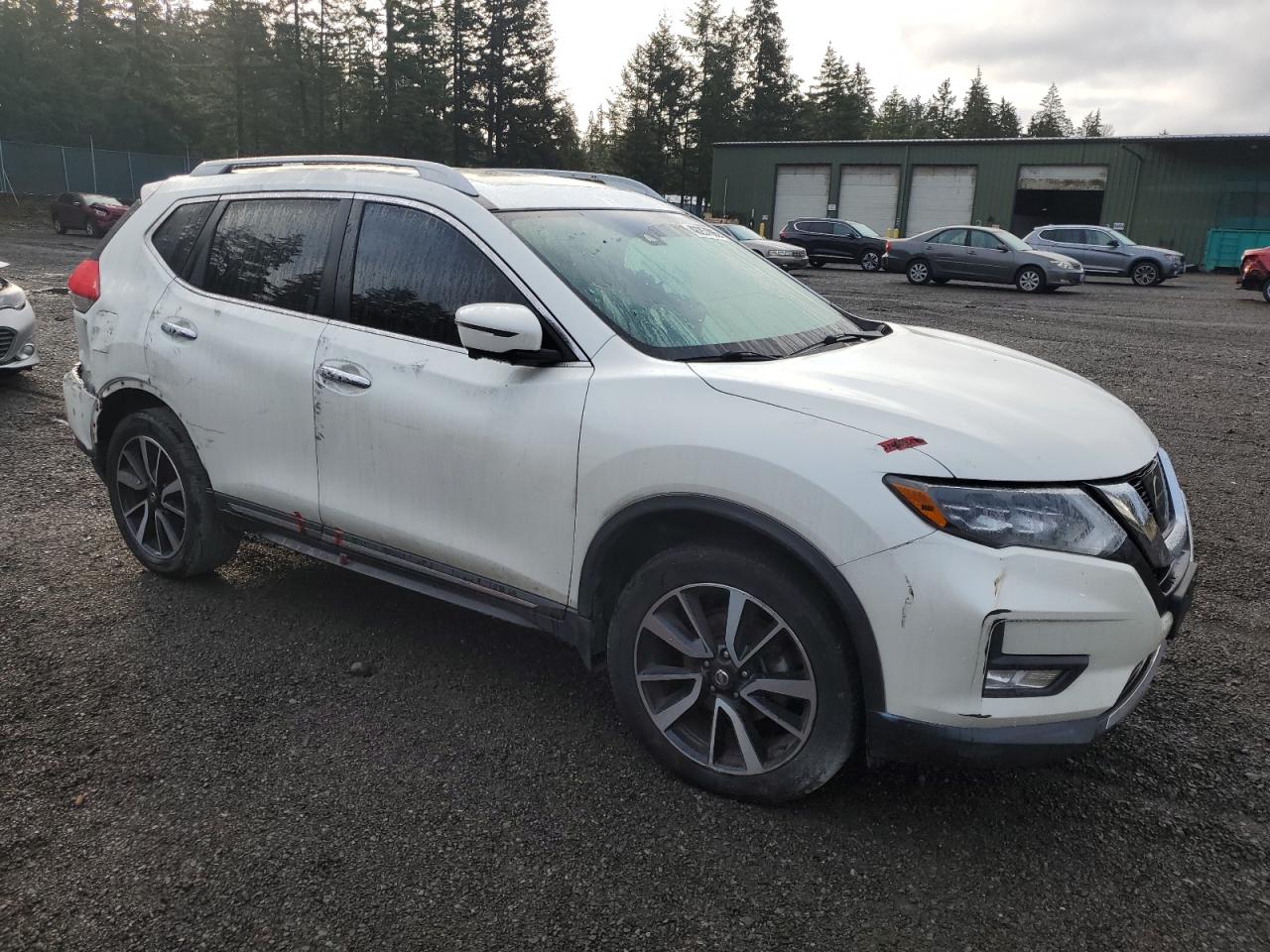2017 Nissan Rogue VIN 5N1AT2MV7HC740549 Copart auction photo, all over damage thumbnail 4