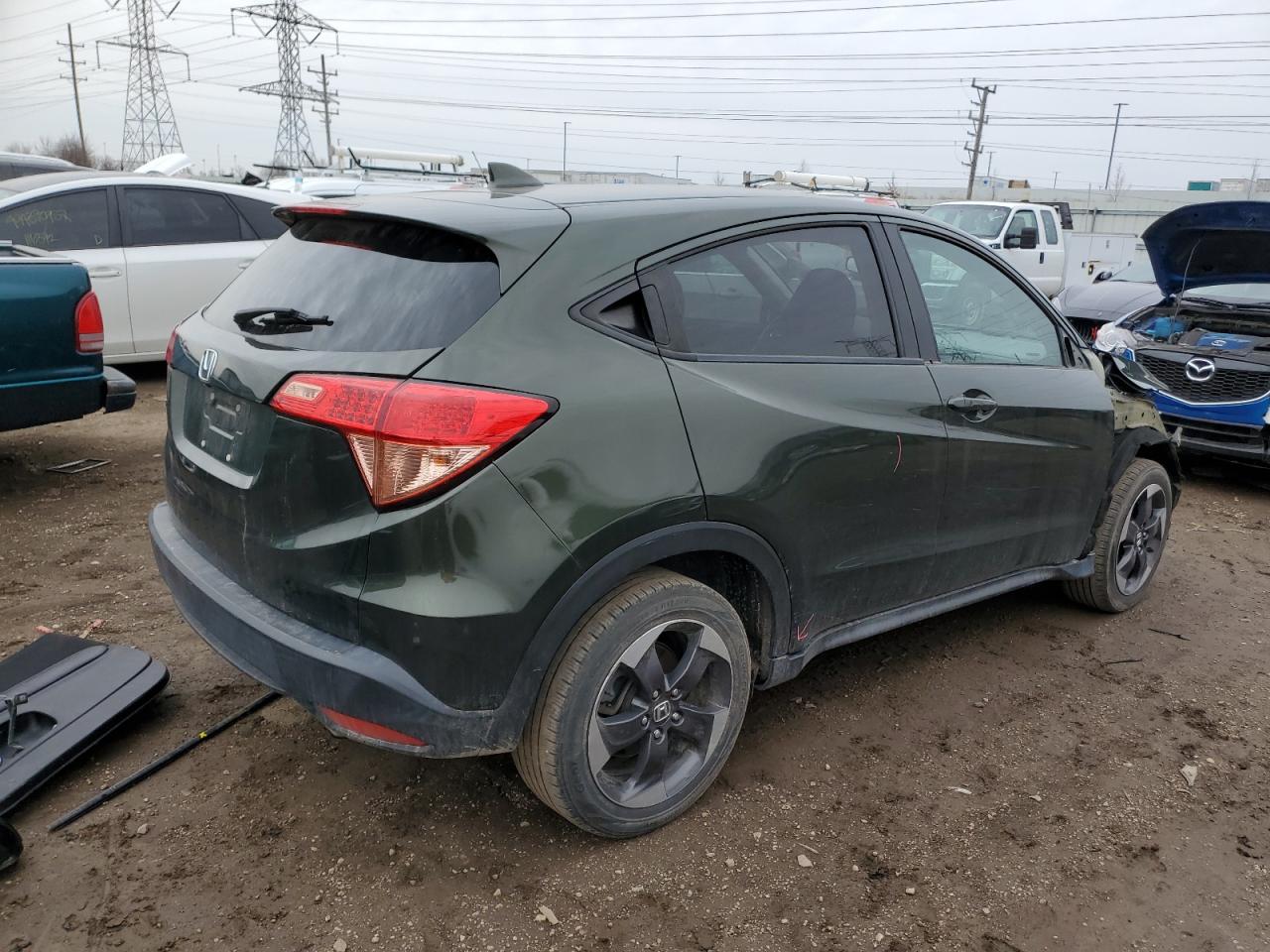 2018 Honda HR-V VIN 3CZRU5H54JM707586 Copart auction photo, front end / minor dent/scratches damage thumbnail 3