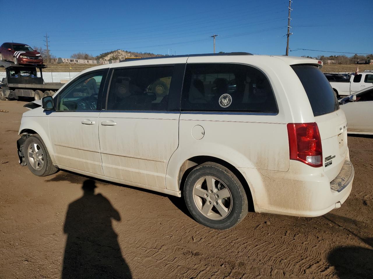 2011 Dodge Caravan VIN 2D4RN5DG6BR790655 Copart auction photo, front end / rear end damage thumbnail 2