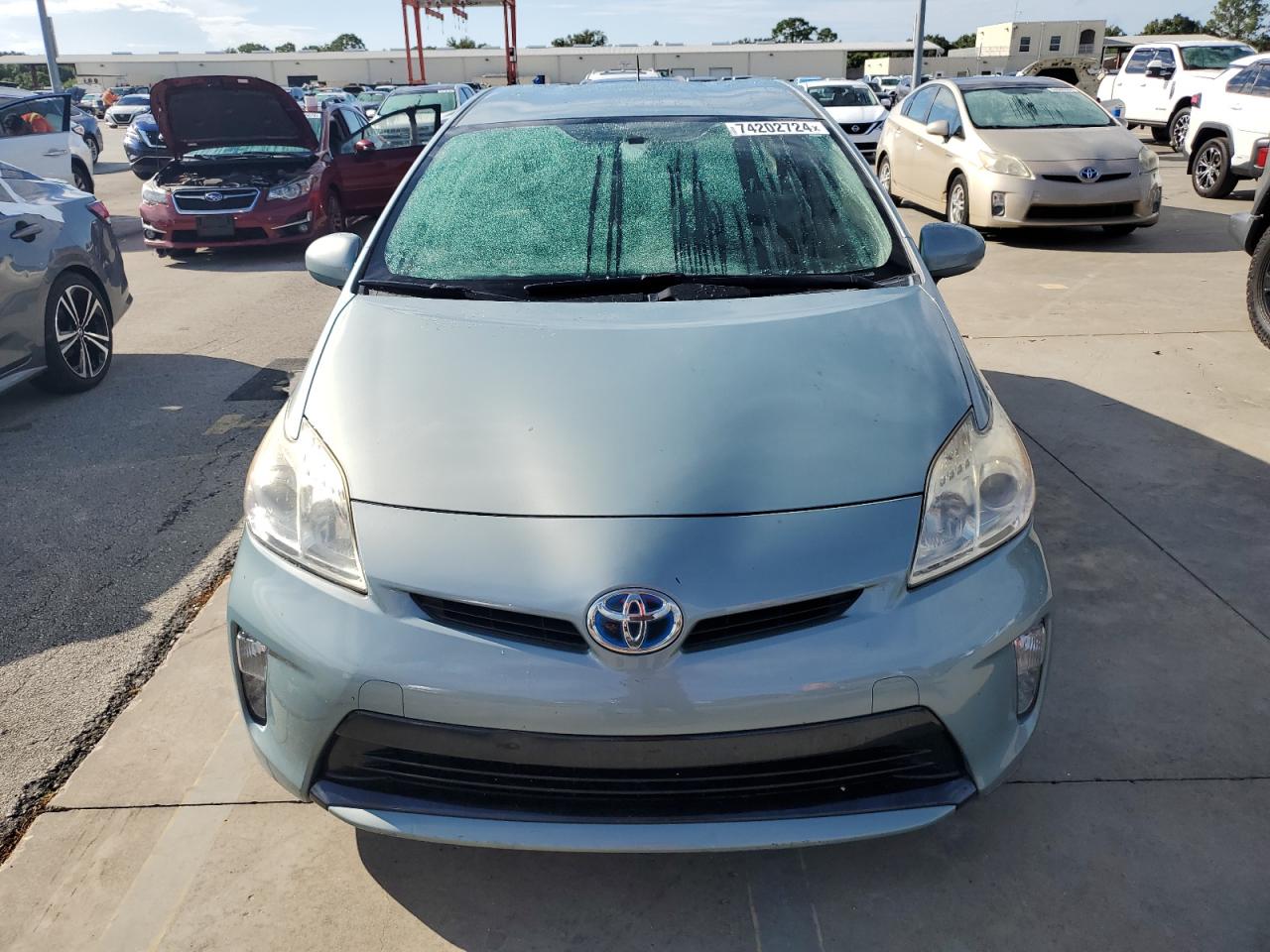 2012 Toyota Prius VIN JTDKN3DU6C5478794 Copart auction photo, water/flood damage thumbnail 5
