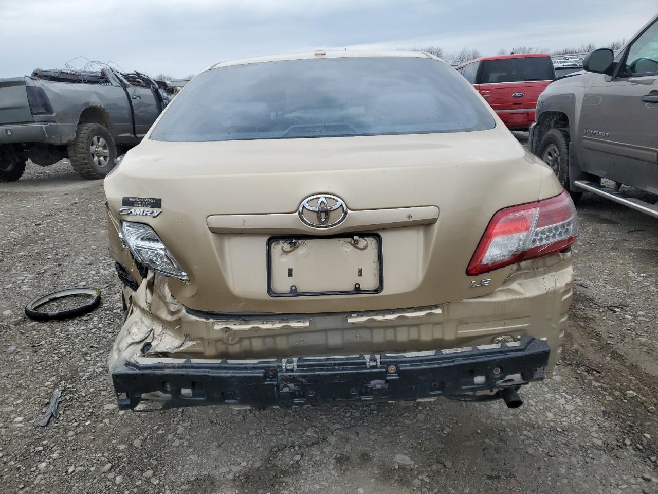2011 Toyota Camry VIN 4T1BF3EK2BU193892 Copart auction photo, all over damage thumbnail 6