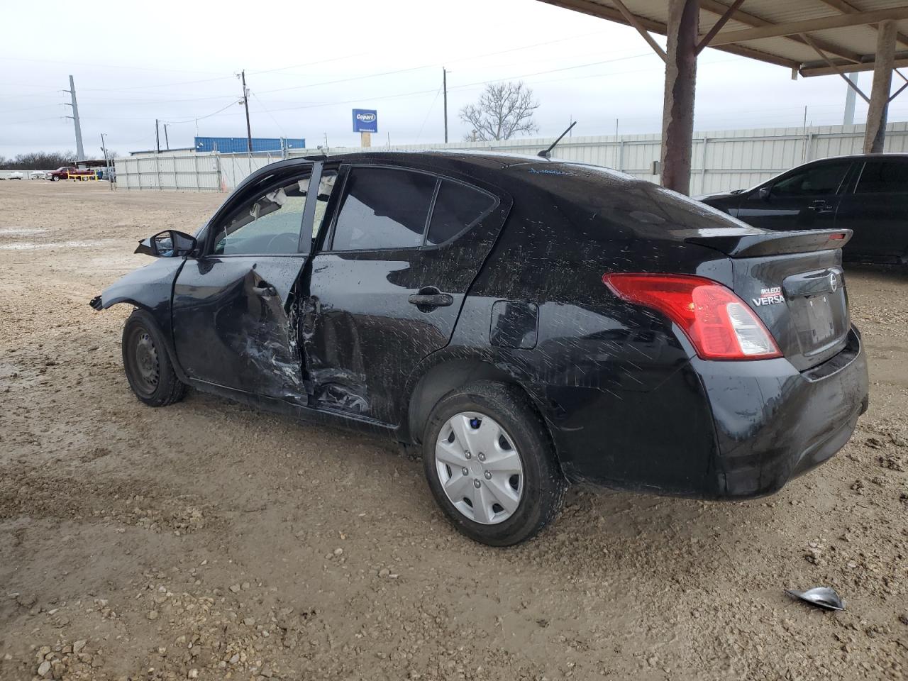 2019 Nissan Versa VIN 3N1CN7AP3KL825820 Copart auction photo, front end / side damage thumbnail 2