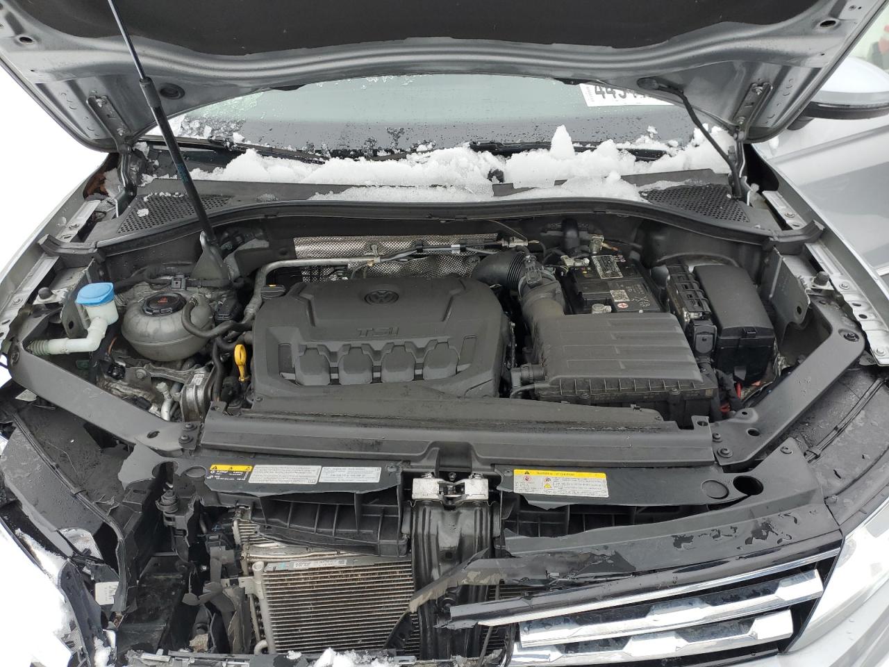 2021 Volkswagen Tiguan VIN 3VV2B7AX5MM119075 Copart auction photo, front end damage thumbnail 12