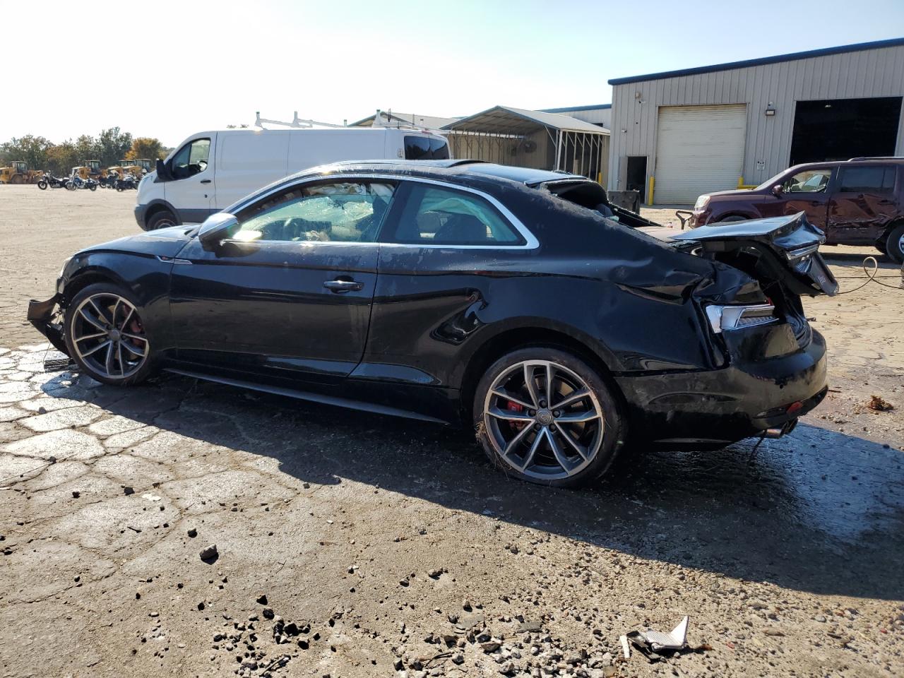 2018 Audi RS5 VIN WAUP4AF55JA003030 Copart auction photo, rollover damage thumbnail 2