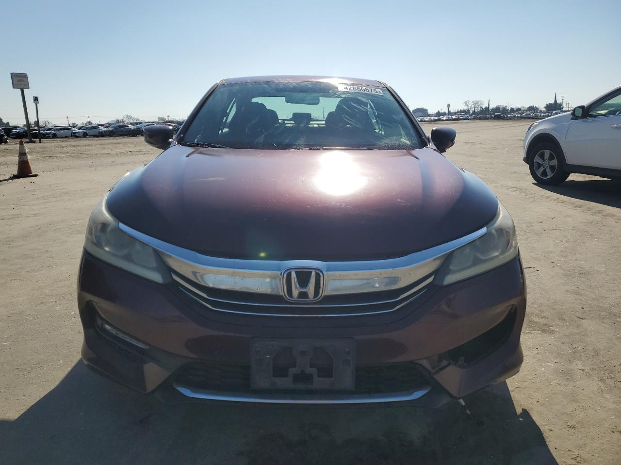 2016 Honda Accord VIN 1HGCR2F50GA199218 Copart auction photo, front end / undercarriage damage thumbnail 5