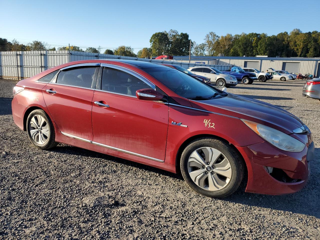 2013 Hyundai Sonata VIN KMHEC4A49DA068685 Copart auction photo, rear end damage thumbnail 4