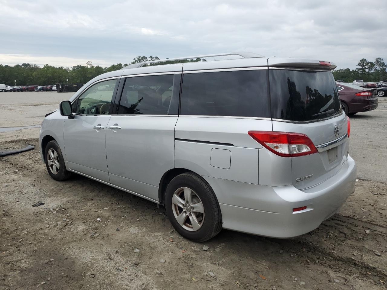 2017 Nissan Quest VIN JN8AE2KP3H9166214 Copart auction photo, front end damage thumbnail 2