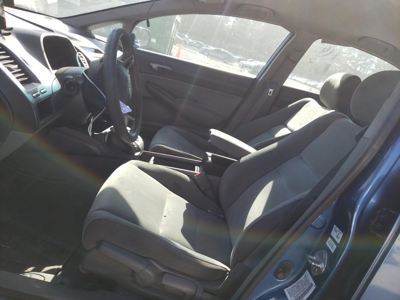 2010 Honda Civic VIN 2HGFA1F58AH570701 Copart auction photo, front end / side damage thumbnail 7
